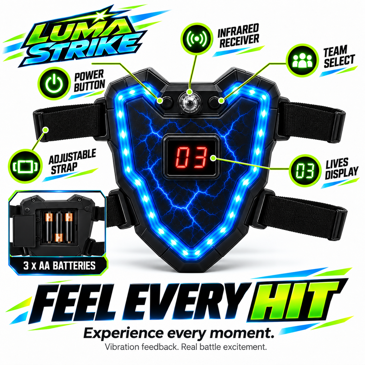 LumaStrike™ - Laser Tag Set