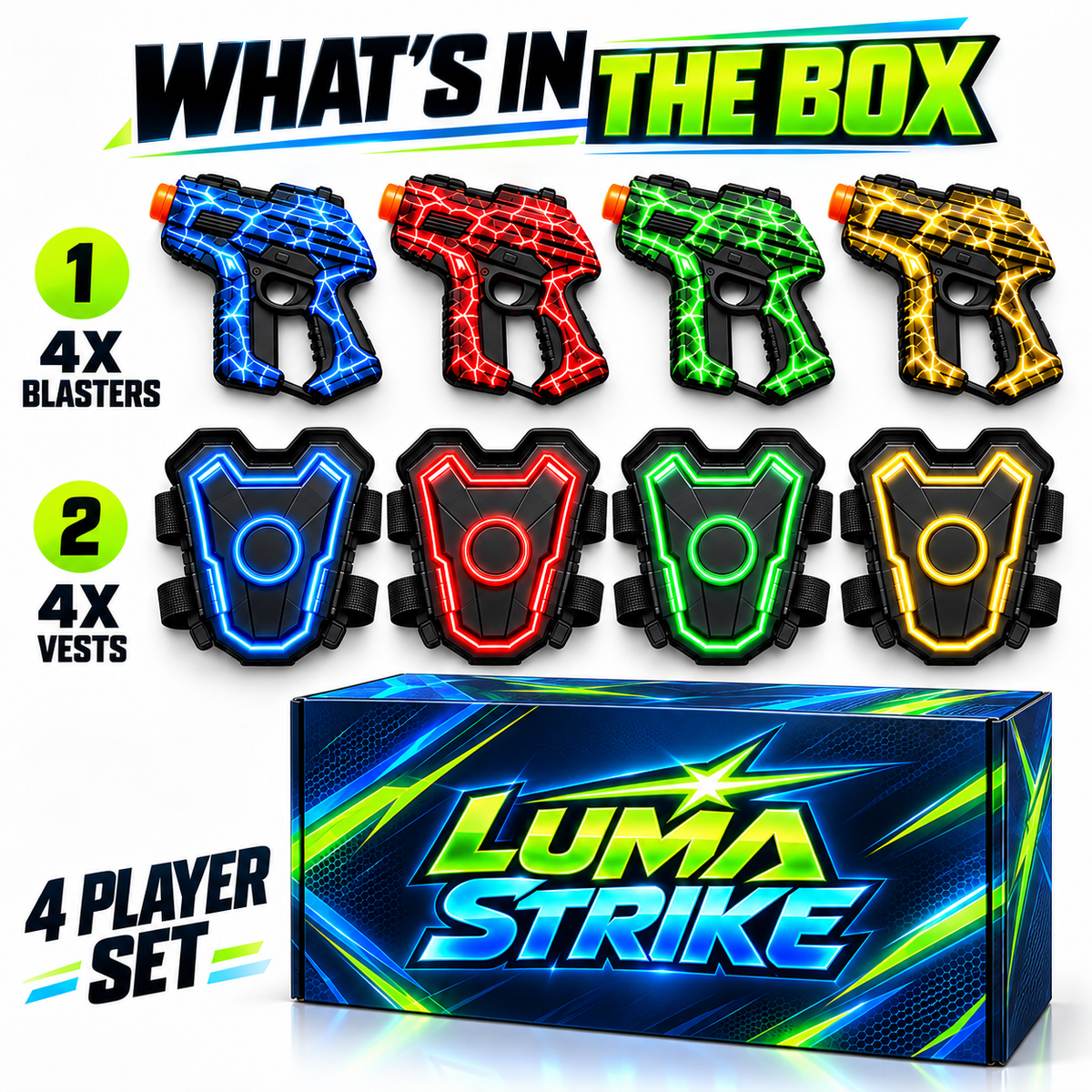LumaStrike™ - Laser Tag Set